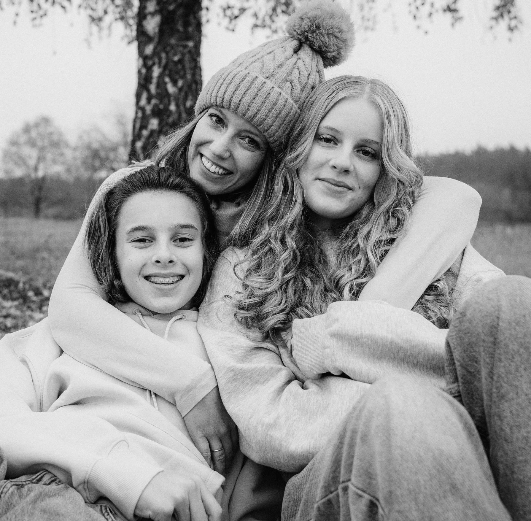 Familie im Herbst